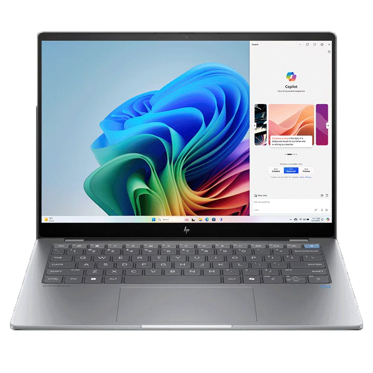 لپ تاپ اچ پی 16 اینچی مدل OmniBook X 16-AW0033DX Ultra 7 255H 32GB 2TB RTX 4050-small-image