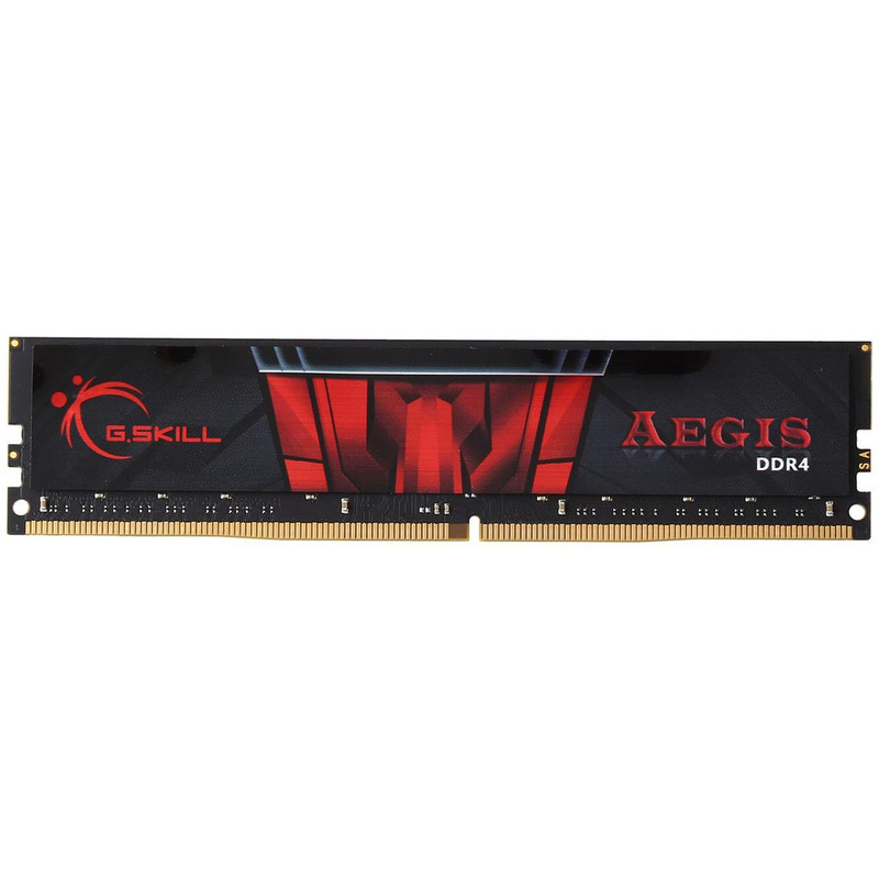 رم دسکتاپ DDR4 تک کاناله 2400 مگاهرتز CL15 جی اسکیل مدل AEGIS ظرفیت 16 گیگابایت رم دسکتاپ DDR4 تک کاناله 2400 مگاهرتز CL15 جی اسکیل مدل AEGIS ظرفیت 16 گیگابایت