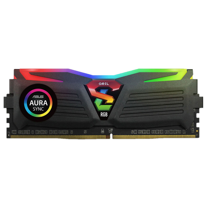 رم دسکتاپ DDR4 تک کاناله 3200 مگاهرتز CL16 گیل مدل SUPER LUCE RGB SYNC ظرفیت 8 گیگابایت رم دسکتاپ DDR4 تک کاناله 3200 مگاهرتز CL16 گیل مدل SUPER LUCE RGB SYNC ظرفیت 8 گیگابایت