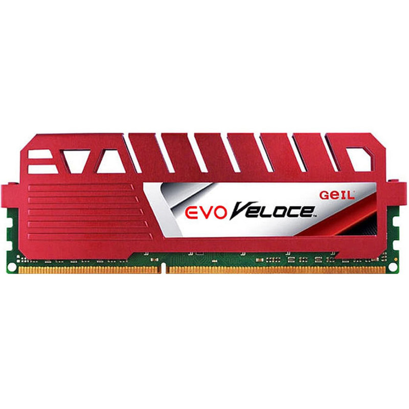 رم دسکتاپ DDR3 تک کاناله 1600 مگاهرتز CL11 گیل مدل Evo Veloce ظرفیت 4 گیگابایت رم دسکتاپ DDR3 تک کاناله 1600 مگاهرتز CL11 گیل مدل Evo Veloce ظرفیت 4 گیگابایت