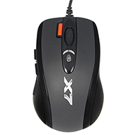  ماوس باسیم گیمینگ ای فورتک مدل X-710BK