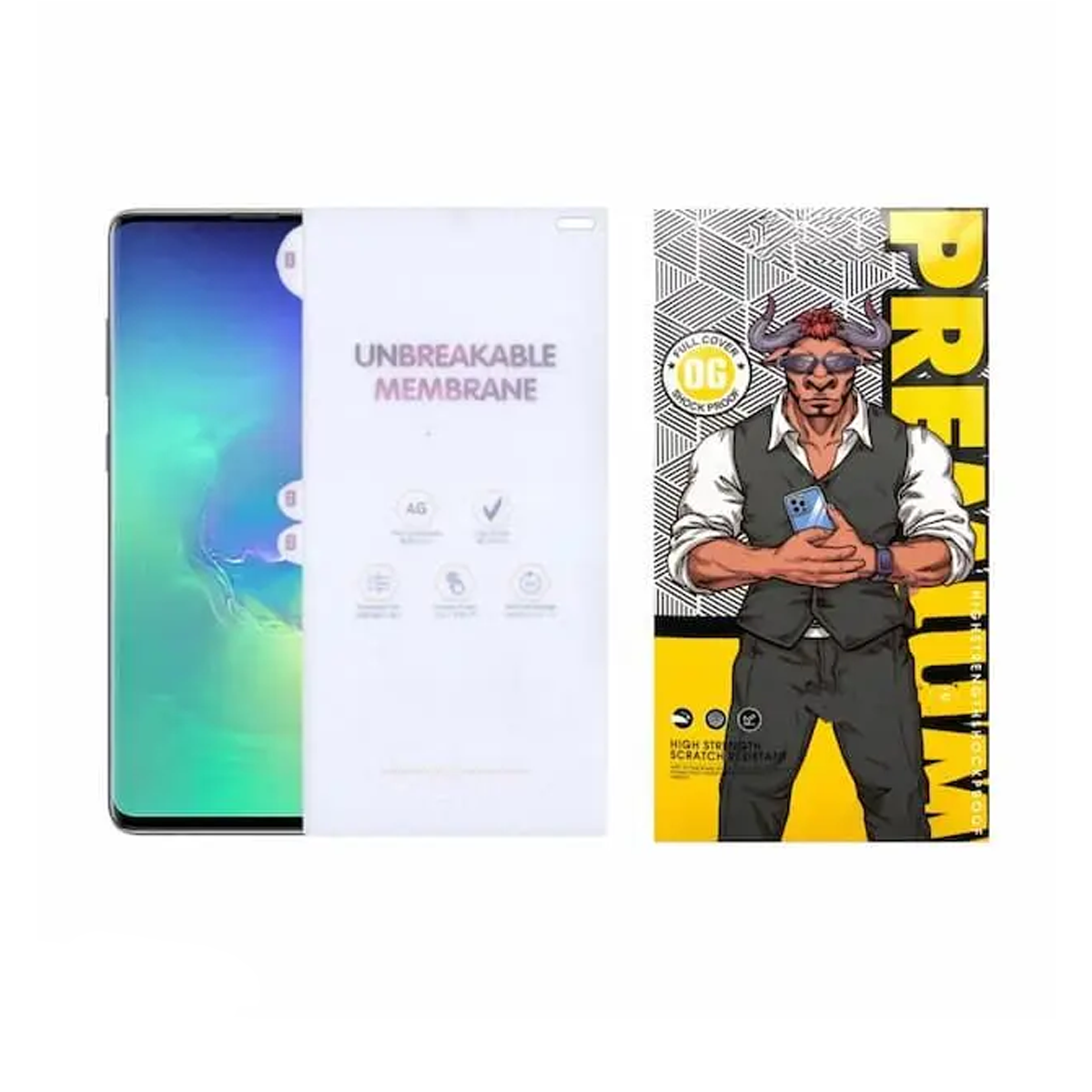 گلس گوشی سامسونگ Galaxy S10 Plus اوجی مدل Hydrogell