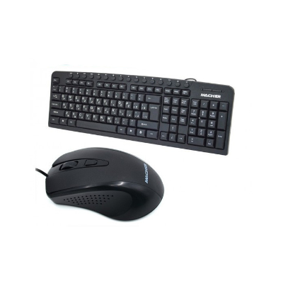 کیبورد و ماوس با سیم مچر مدل MR-355 کیبورد و موس مچر مدل MR-355