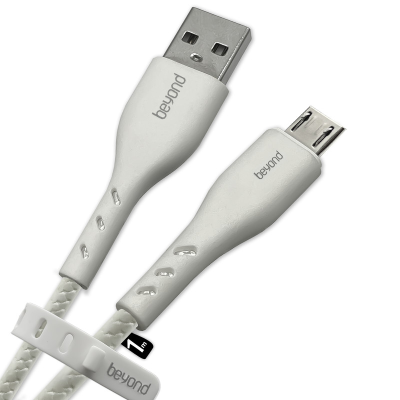 کابل میکرو یو اس بی بیاند مدل BUM-401LT FAST CHARGE طول 1 متر کابل تبدیل USB به MicroUSB بیاند مدل BUM-401LT FAST CHARGE طول 1 متر