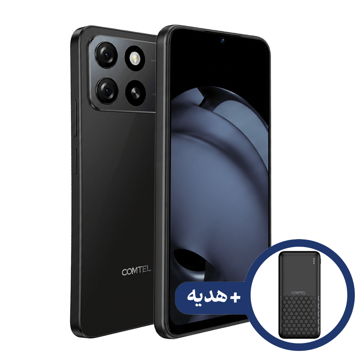 گوشی موبایل کامتل Tivo Core ظرفیت 64 گیگابایت رم 4 گیگابایت + هدیه پاوربانک 20 هزار میلی آمپر ساعت کامتل مدل OP18S-small-image