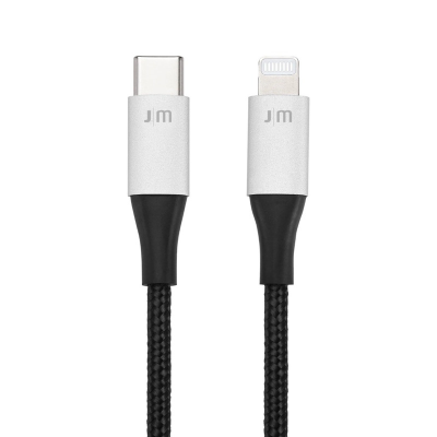 کابل تایپ سی به لایتنینگ جاست موبایل مدل AluCable DC-612SI طول 1.2 متر کابل تبدیل USB-C به لایتنینگ جاست موبایل مدل AluCable DC-612SI طول 1.2 متر