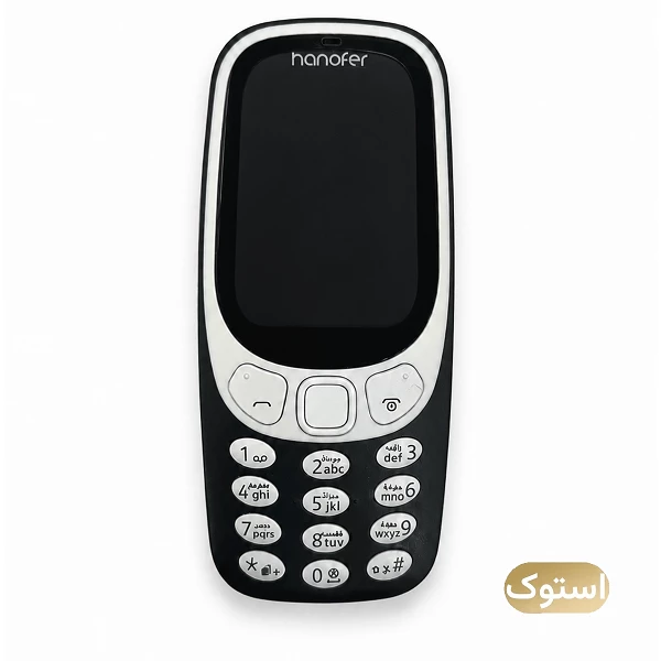 گوشی موبایل استوک هانوفر مدل 3310 ورژن 2024 - مشکی گوشی موبایل استوک هانوفر مدل 3310 ورژن 2024 - مشکی-small-image