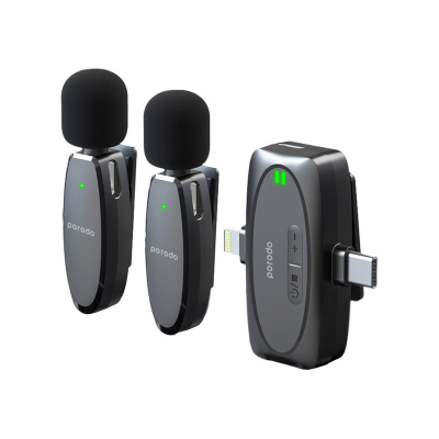 میکروفون بی سیم پرودو مدل Lavalier Dual Mic PD2MLAVBK