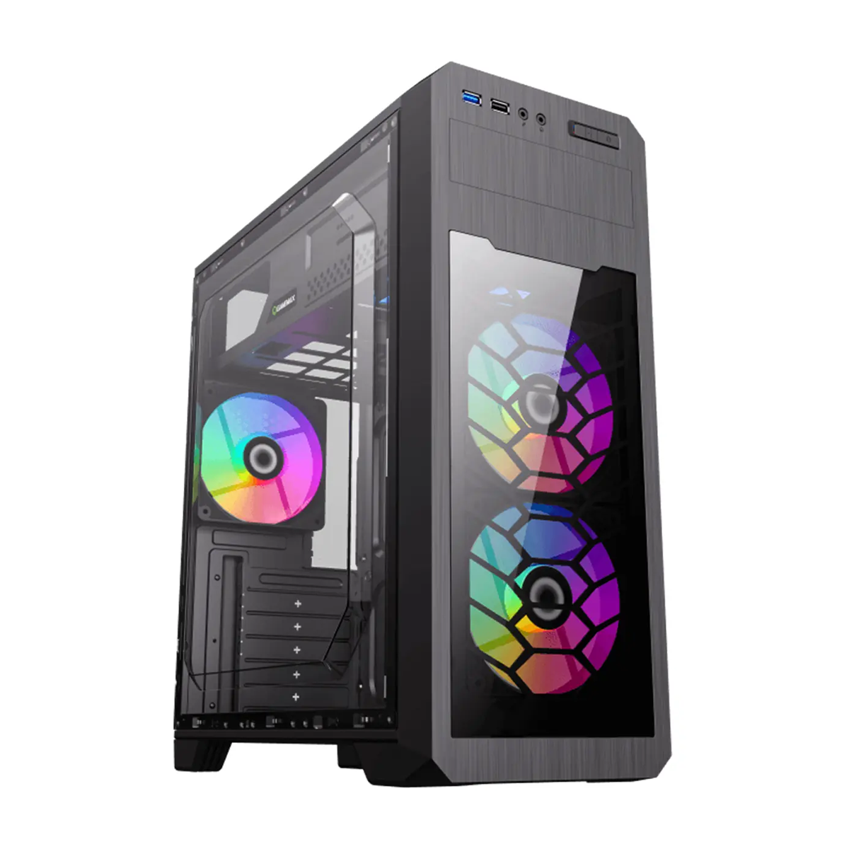 کیس کامپیوتر گیم مکس مدل G563 FRGB کیس کامپیوتر گیم مکس مدل G563 FRGB-small-image