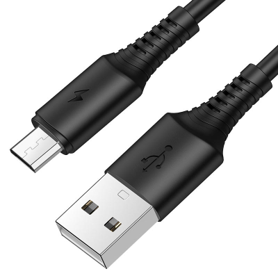 کابل میکرو یو اس بی بروفون مدل BX47 طول 1متر کابل تبدیل USB به microUSB بروفون مدل BX47 طول 1متر
