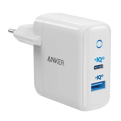 شارژر دیواری انکر مدل PowerPort Atom III A2322L21 توان 60 وات