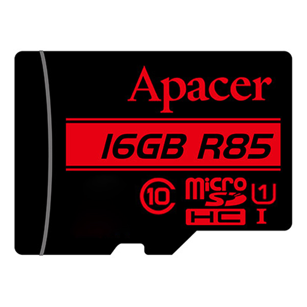 کارت حافظه microSDHC اپیسر مدل AP16G کلاس 10 استاندارد UHS-I U1 سرعت 85MBps ظرفیت 16 گیگابایت کارت حافظه microSDHC اپیسر مدل AP16G کلاس 10 استاندارد UHS-I U1 سرعت 85MBps ظرفیت 16 گیگابایت