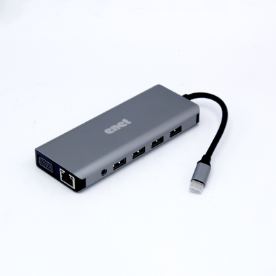 هاب 12 پورت USB-C ای‌نت مدل En-CoT7025
