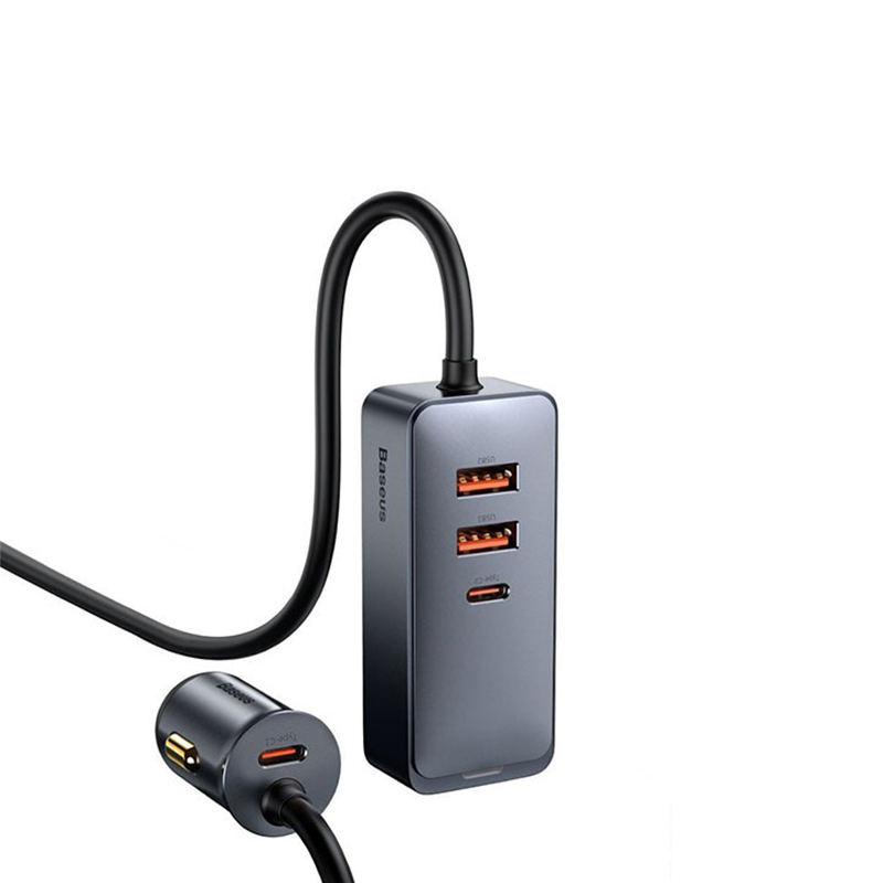 شارژر فندکی 120 وات بیسوس مدل CCBX-120C2X