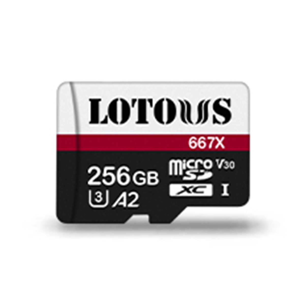 کارت حافظه‌ microSDXC لوتوس استاندارد U3 A2 مدل 667X سرعت 120MBps ظرفیت 256 گیگابایت-small-image