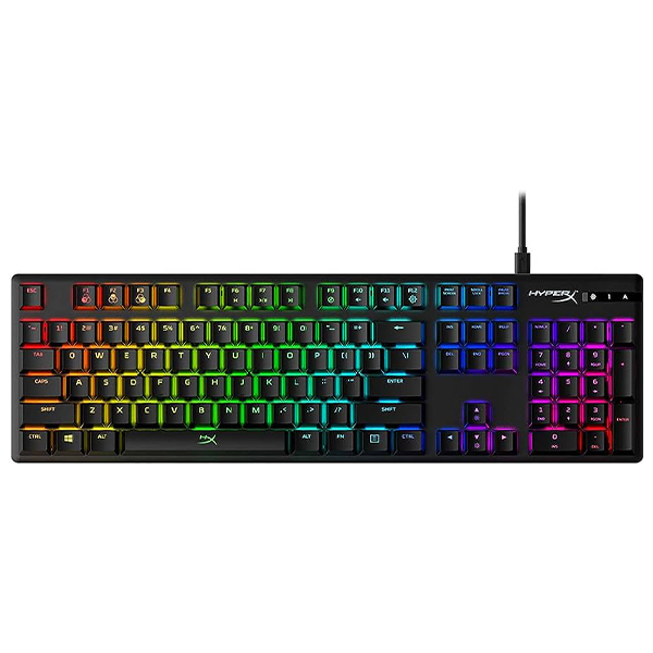 کیبورد گیمینگ هایپرایکس مدل HyperX keyboard Alloy Origins RGB Mechanical Tactile switch