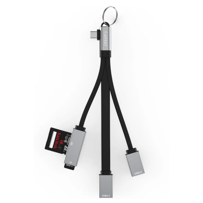 هاب USB-C ارلدام 4 پورت مدل HUB18C هاب 4 پورت USB-C ارلدام مدل HUB18C