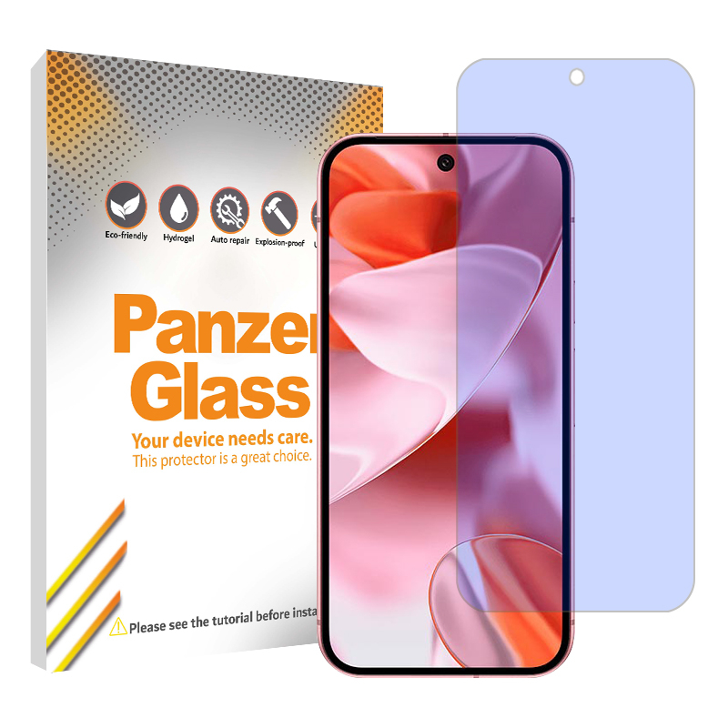 محافظ صفحه نمایش ضداشعه آبی گوشی گوگل Pixel 9 پنزر گلس مدل Resistant