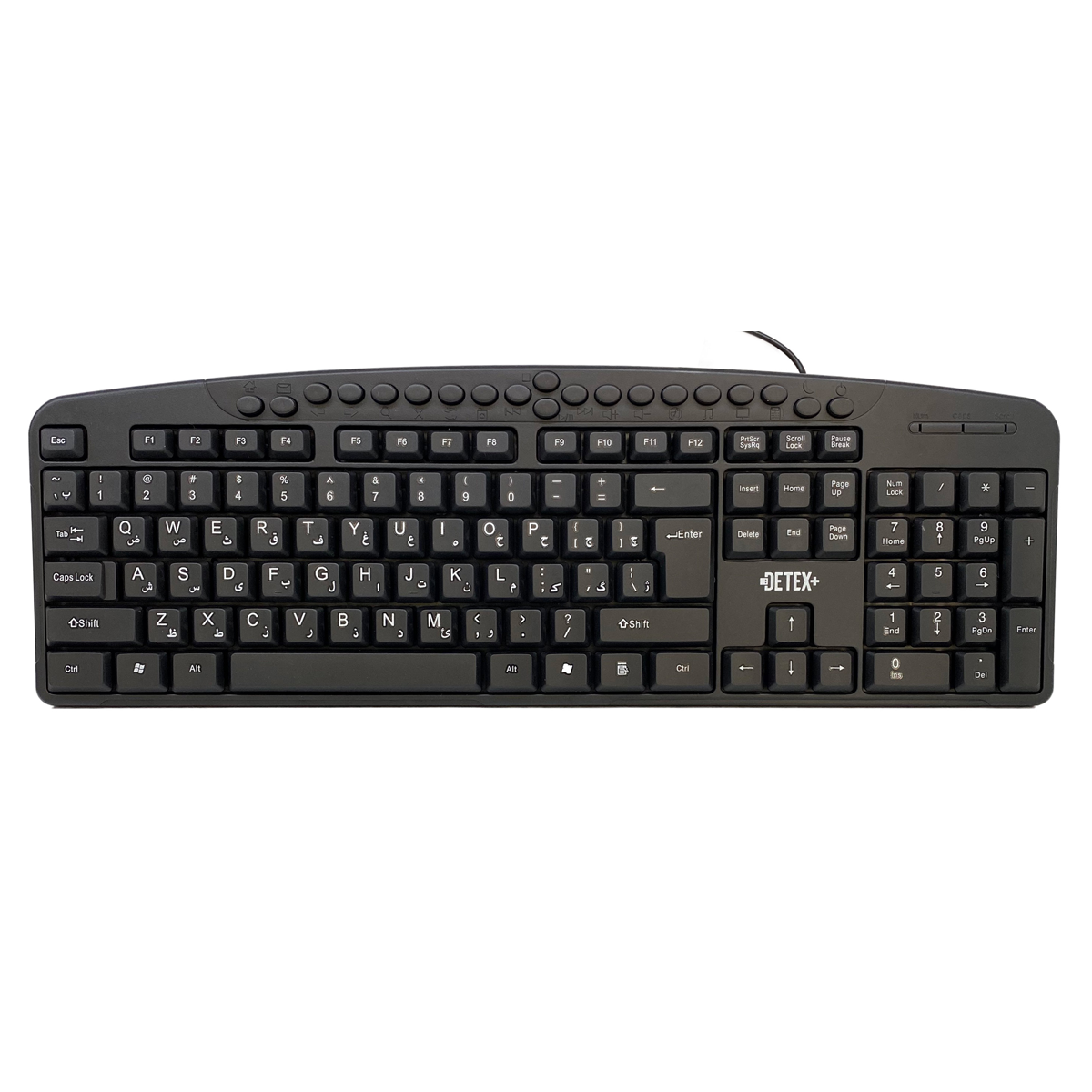 کیبورد با سیم دتکس پلاس مدل D-410-small-image
