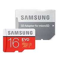 کارت حافظه microSDXC سامسونگ مدل Evo Plus کلاس 10 - ظرفیت 16 گیگابایت به همراه آداپتور SD کارت حافظه microSDXC سامسونگ مدل Evo Plus کلاس 10 - ظرفیت 16 گیگابایت به همراه آداپتور SD-small-image