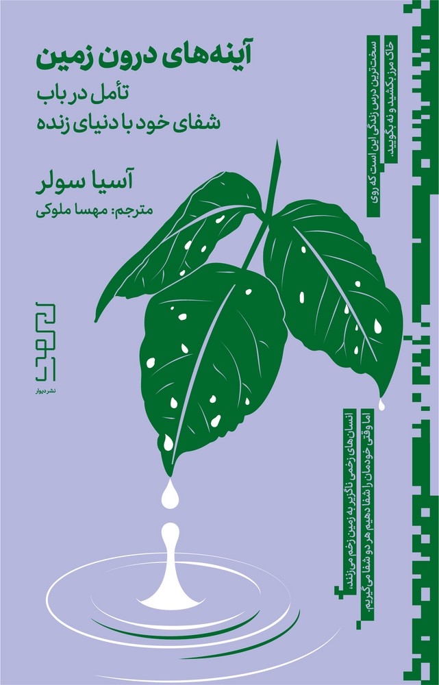 کتاب آینه های درون زمین- تامل در باب شفای خود با دنیای زنده نشرچشمه- دیوار