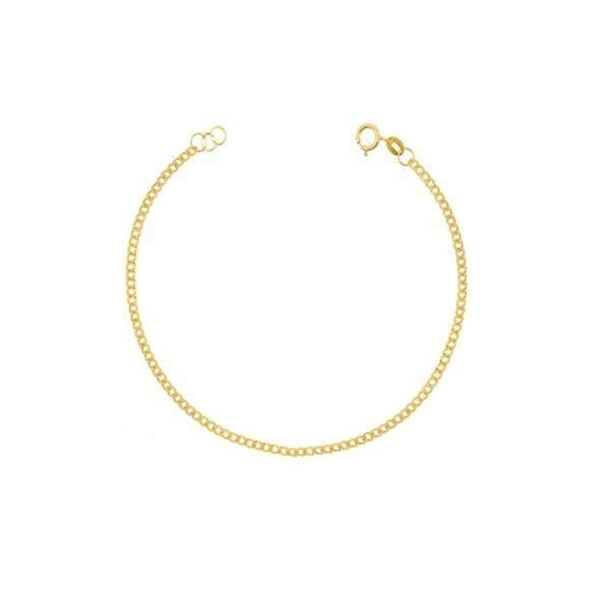 دستبند طلا زنانه زنجیری اپال گلد مدل کارتیه کد G0401