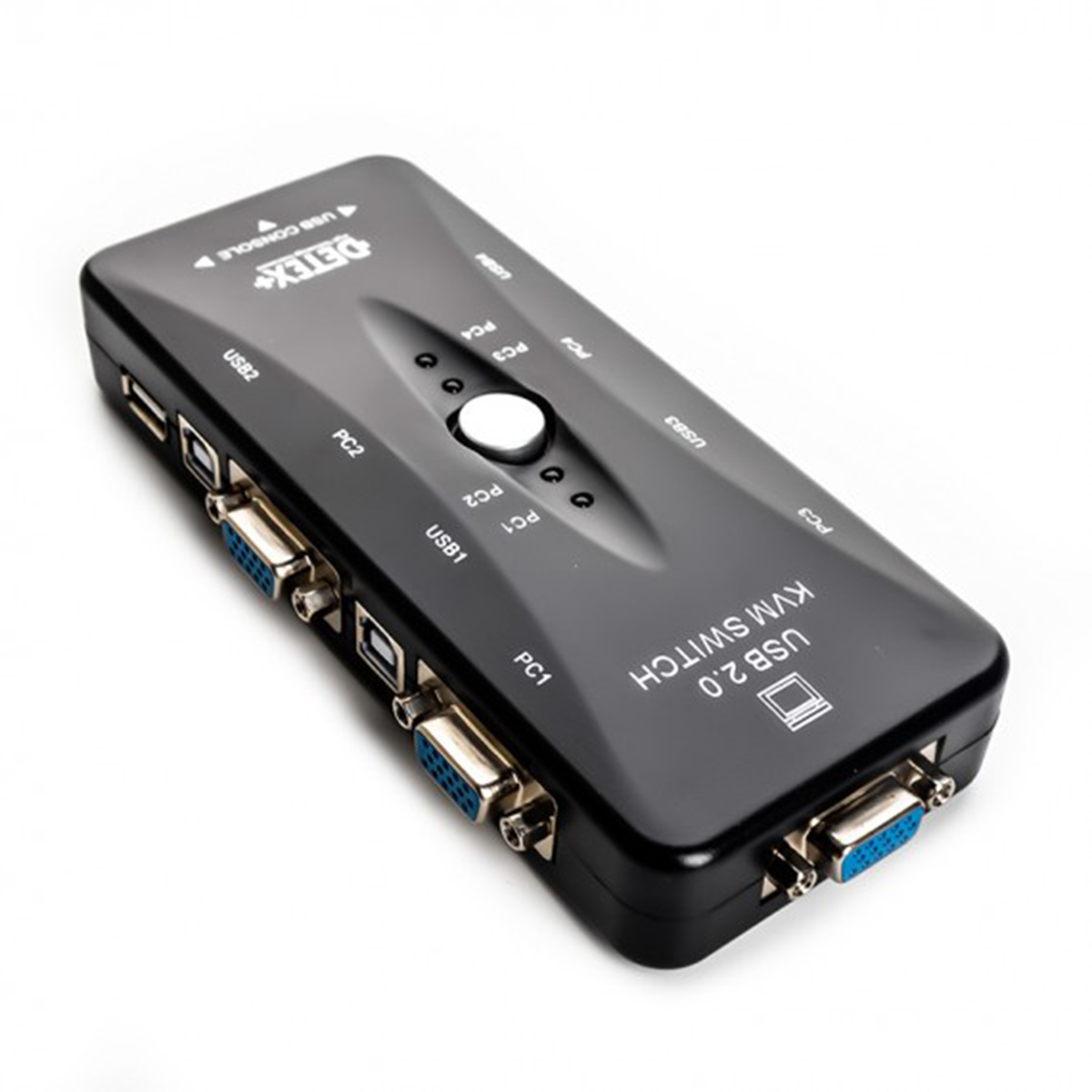 سوئیچ KVM چهار پورت دتکس پلاس مدل KVM41UA-small-image