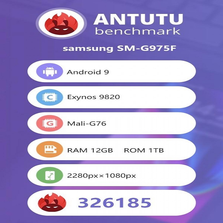 انتوتو گلکسی s10 پلاس
