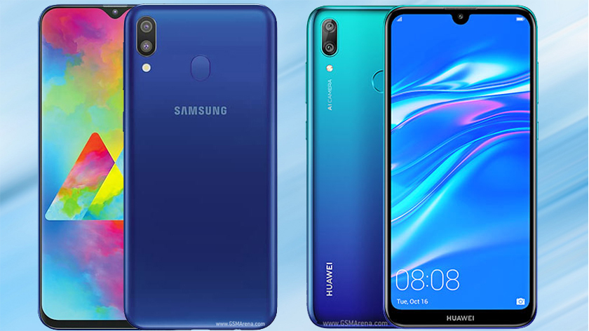 گلکسی M20 یا Y7 Prime 2019؟ مقایسه مشخصات میان رده های سال 2019