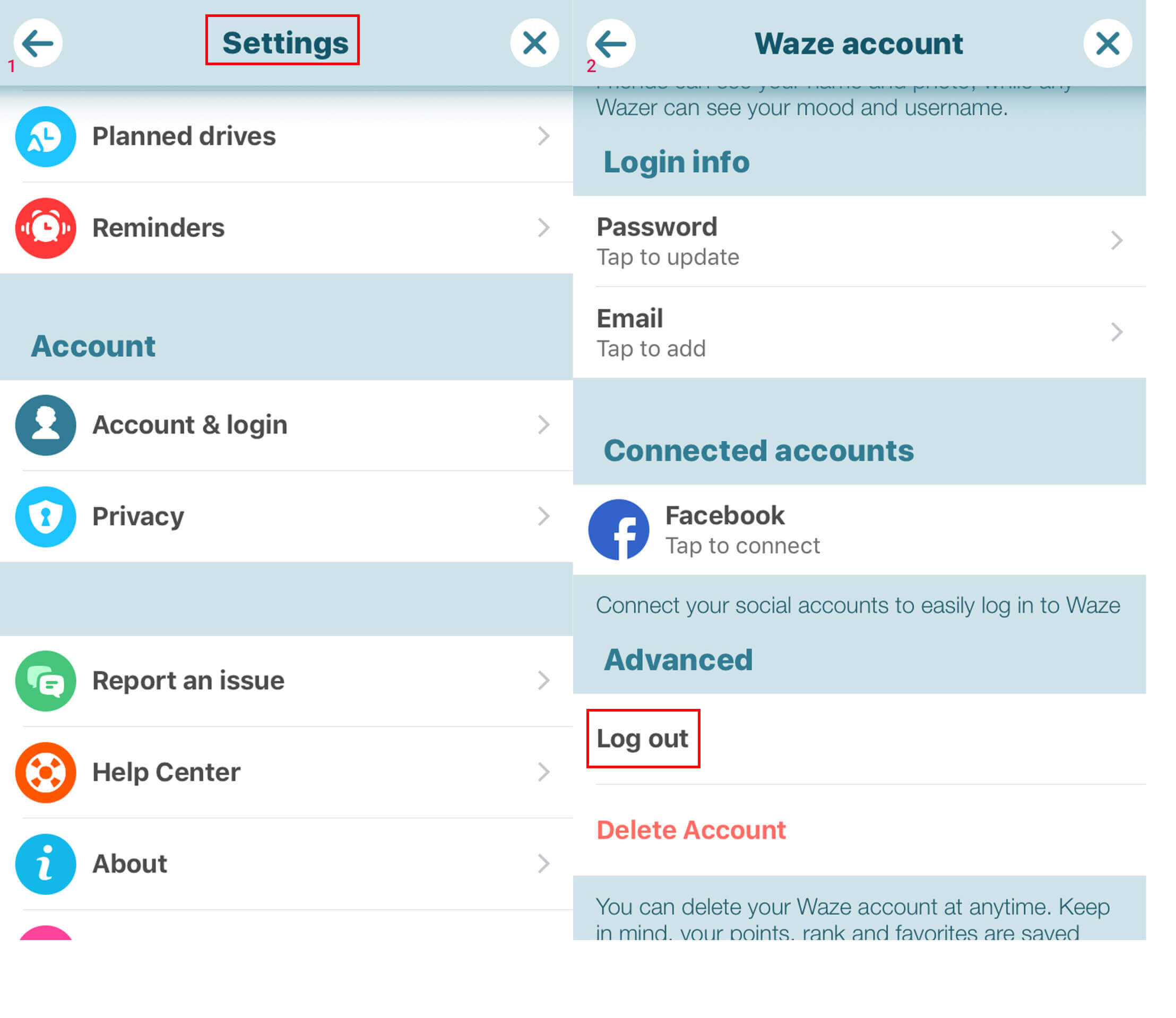 حل مشکلات Waze