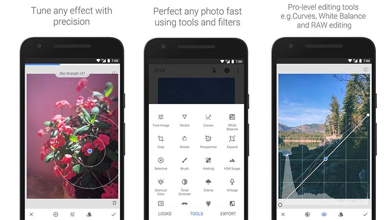 برترین اپلیکیشنهای ویرایش تصویر اندروید ۲۰۲۱ - Snapseed