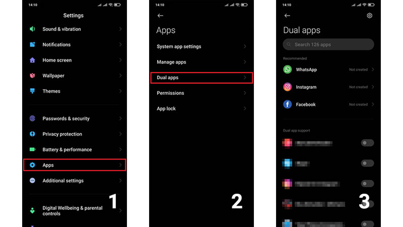 قابلیت Dual App