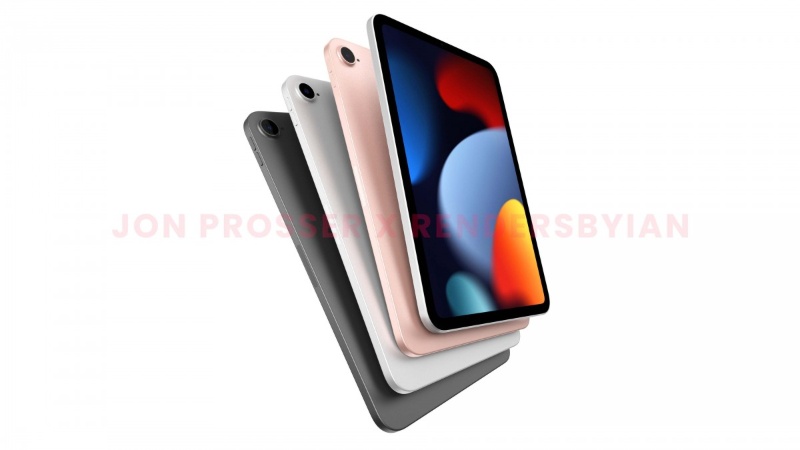 رنگ‌بندی احتمالی iPad Mini جدید