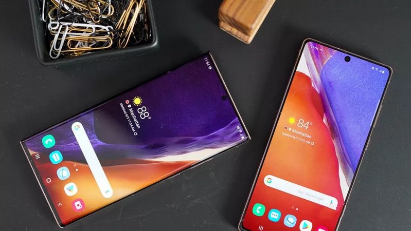 مقایسه S20 ultra با نوت 20 اولترا
