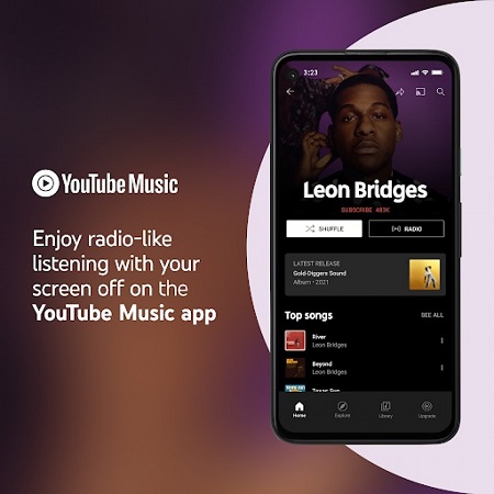 برنامه Youtube Music
