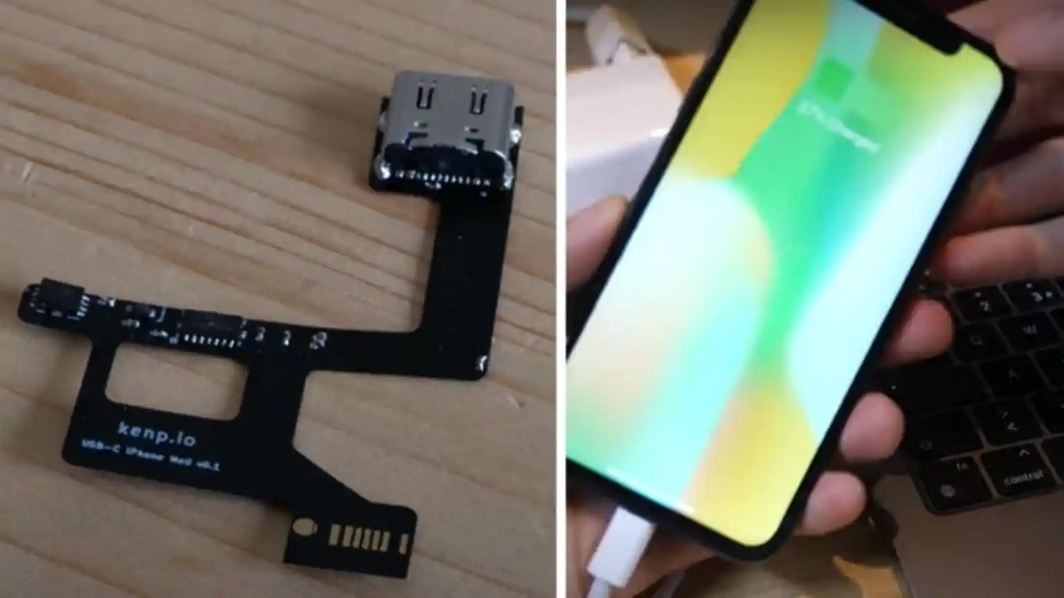 اولین آیفون با پورت USB-C را ببینید