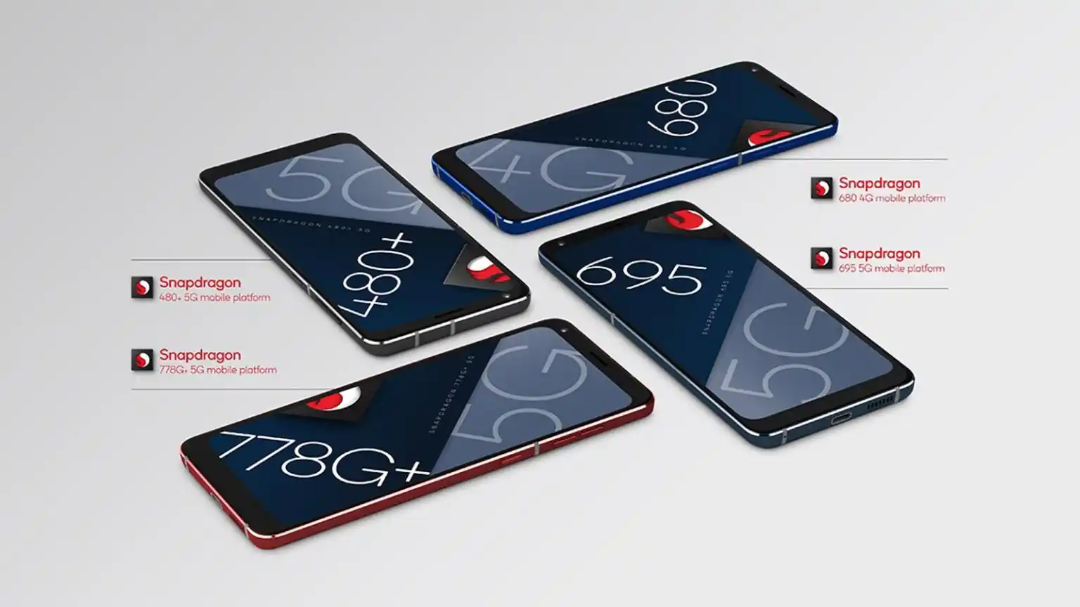 اسنپدراگون 778G پلاس، 695، 680 و 480 پلاس معرفی شدند