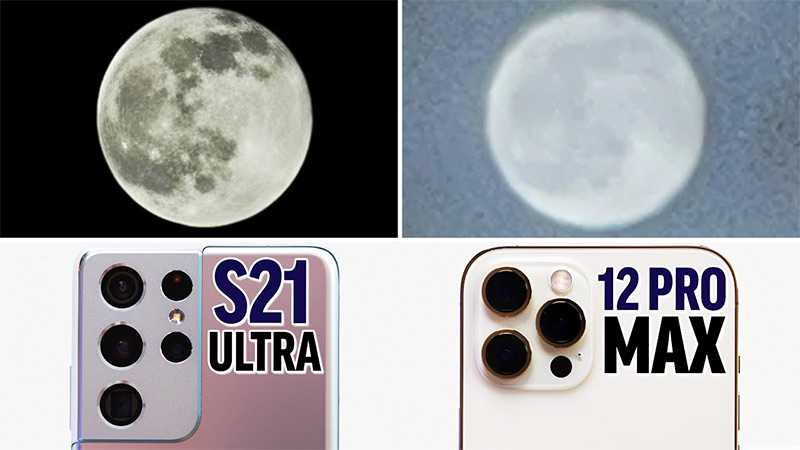 مقایسه آیفون 12 پرو مکس با S21 اولترا سامسونگ