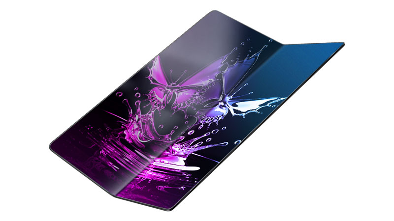 سامسونگ صفحه نمایش OLED با طراحی کشویی و لوله‌ای تولید می‌کند