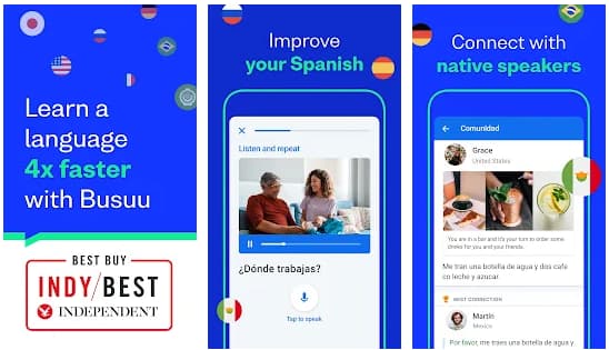 اپلیکیشن آموزش زبان ترکی استانبولی indy/best
