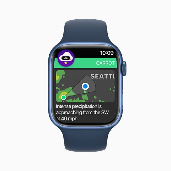 بهترین اپلیکیشن اپل واچ در سال ۲۰۲۱ – Carrot Weather