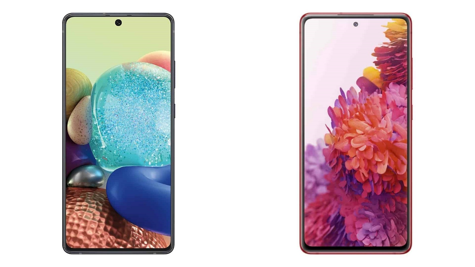 مقایسه گلکسی A71 با گلکسی S20 Fe 5G