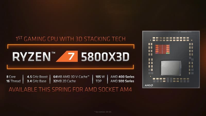 پردازنده Ryzen 7 5700 X3D