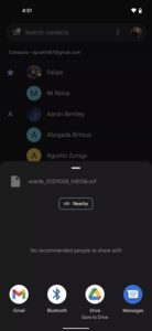 انتقال مخاطبین اندروید به آیفون با فایل .VCF - 3