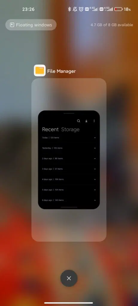 فایل منیجر Miui 13.5