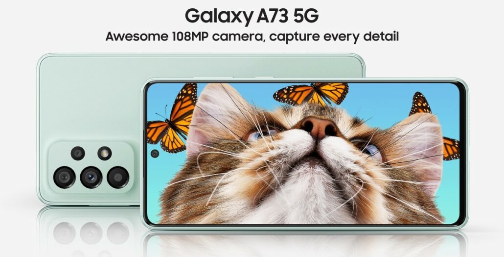 دوربین گلکسی A73 5G