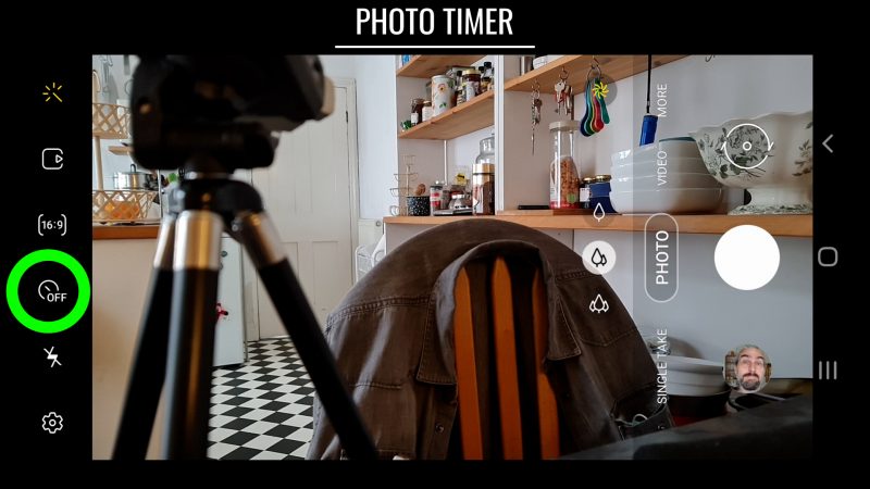 استفاده از شمارش معکوس برای تصویربرداری