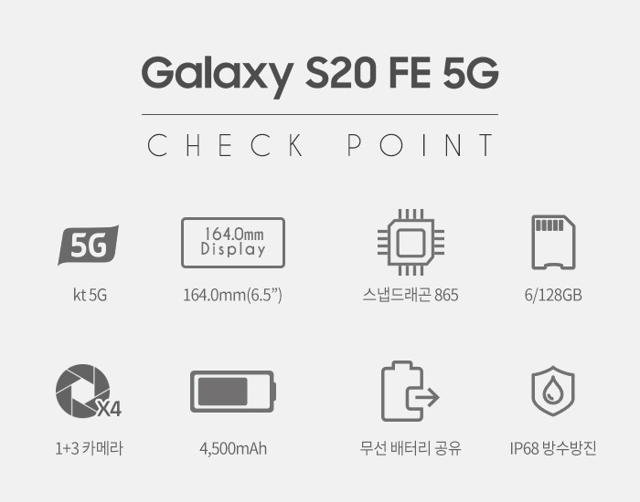 مشخصات گلکسی S20 Fe 5G