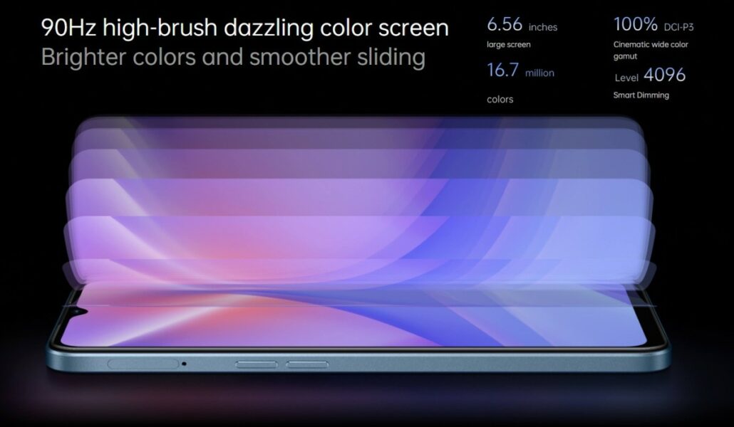 صفحه نمایش A57 5G