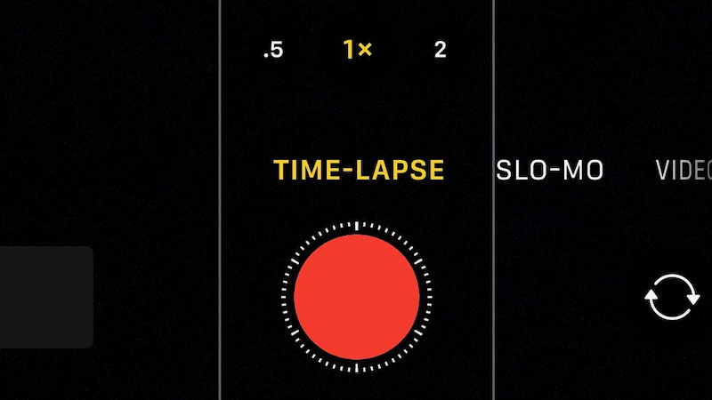 حالت Time-Lapse آیفون 12